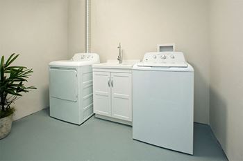 laundry facilities at Townhomes Apartments in Oshawa ON