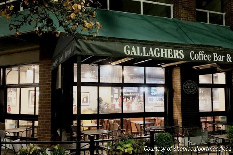 Gallagher's Coffee Bar in Port Moody, BC
