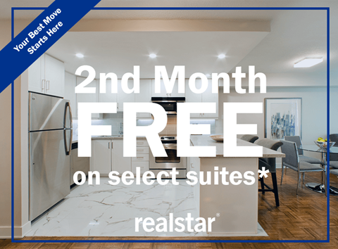 2nd month free on select suites at the residences at 2ndmont apartments