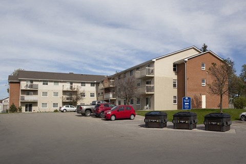 High Street Apartments building exterior in Fort Erie, ON