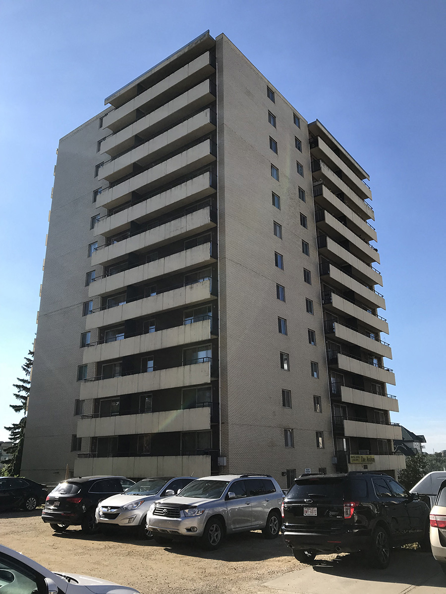Avalon Apartments building exterior in Edmonton, AB