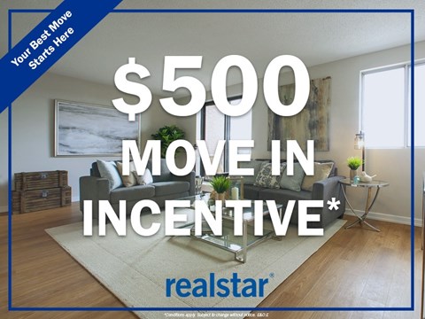 500 more in incentive to rent a home
