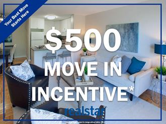 a 500 move in incentive for buying a home