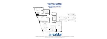 Junction Factory Apartments 3 bedroom and 2 bathroom suite at Toronto ON