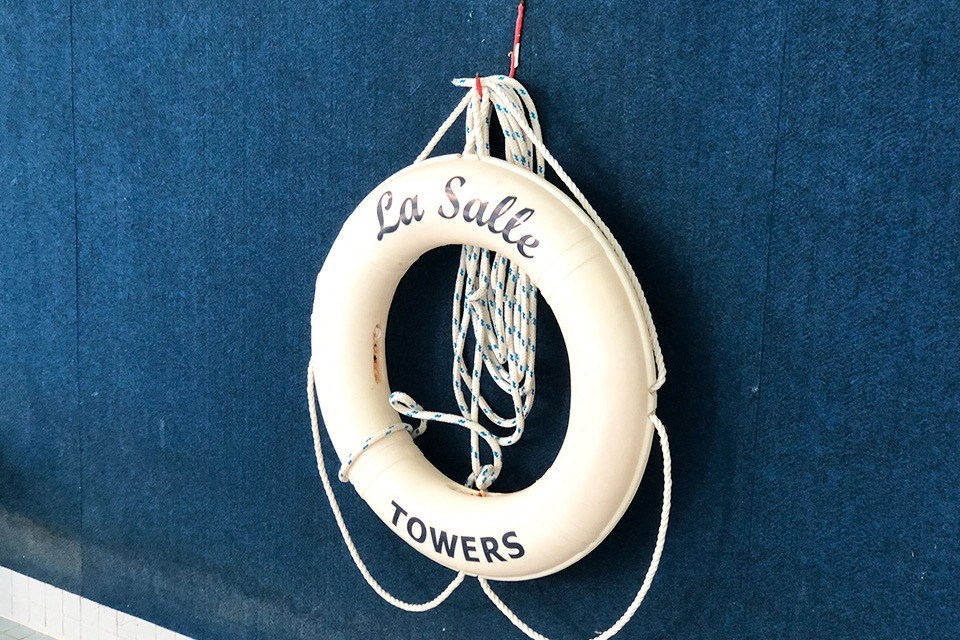 La Salle Towers indoor pool featuring decor in Burlington, ON