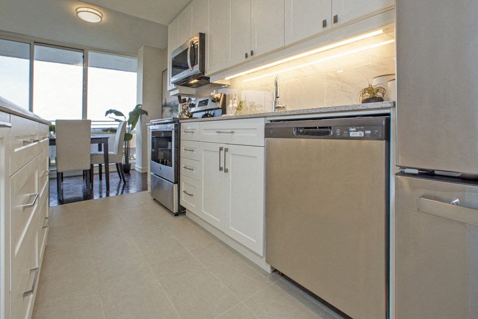 La Salle Towers Kitchen Close up in Burlington, ON