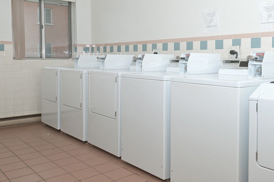 Laundry room at Bradford Place