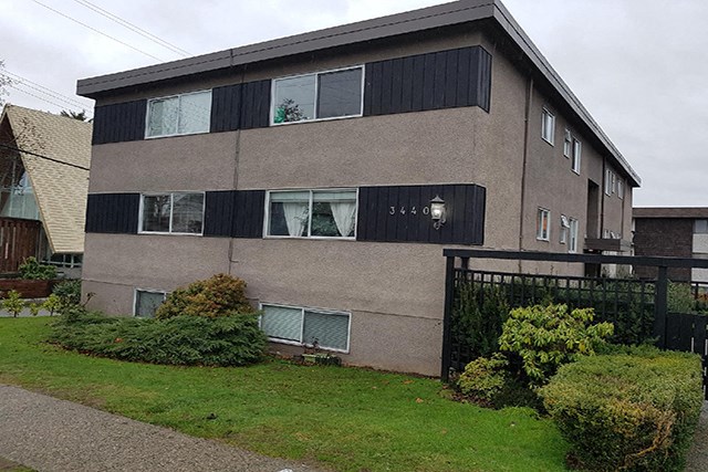 Linwood Court in Burnaby, BC exterior of building