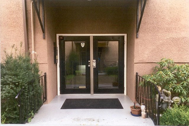 Linwood Court in Burnaby, BC secure front entrance