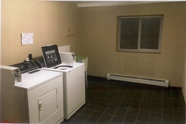Linwood Court in Burnaby, BC shared laundry facility