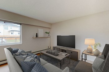 Linwood Court in Burnaby, BC spacious living room - Photo Gallery 2