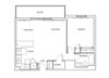 Lorneville Apartments in Cornwall, ON 1 bed 1 bath floor plan B