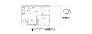 Lumineau in Sherbrooke, QC 1 bed 1 bath floorplan M