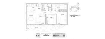 Lumineau in Sherbrooke, QC 2 bed 1 bath floorplan F