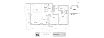 Lumineau in Sherbrooke, QC 2 bed 2 bath floorplan C