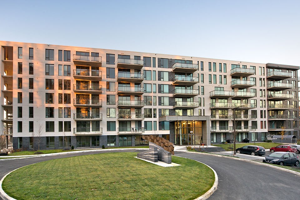 Lumineau in Sherbrooke, QC front exterior of building