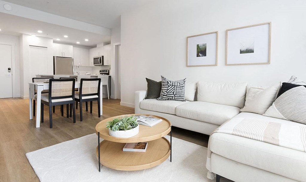 Lynnmour Apartments in North Vancouver, BC Living room