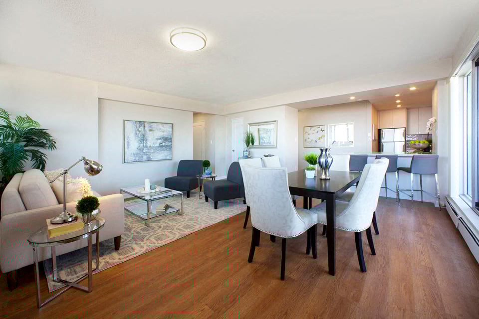 Market Street Dining room open to living room and kitchen in Hamilton, ON