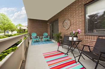 Northgate Towers in Woodstock, ON large private balcony