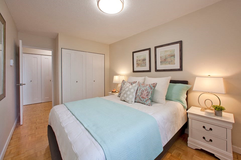Northumberland Place bedroom with large closet in Port Hope, ON