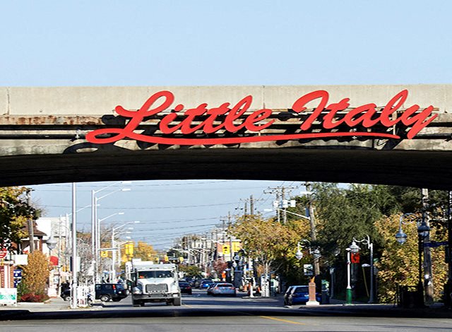 Little Italy sign in Ottawa, ON