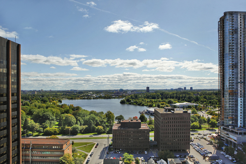 Nuovo view of surrounding area from rooftop in Ottawa, ON