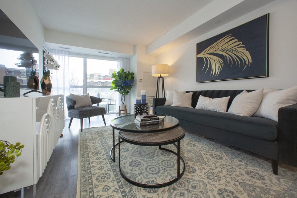 ONE225YorkMills Living Room area in Toronto, ON