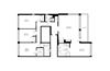 Park Towers 3 bedroom, 2 bathroom in London, Ontario floor plan