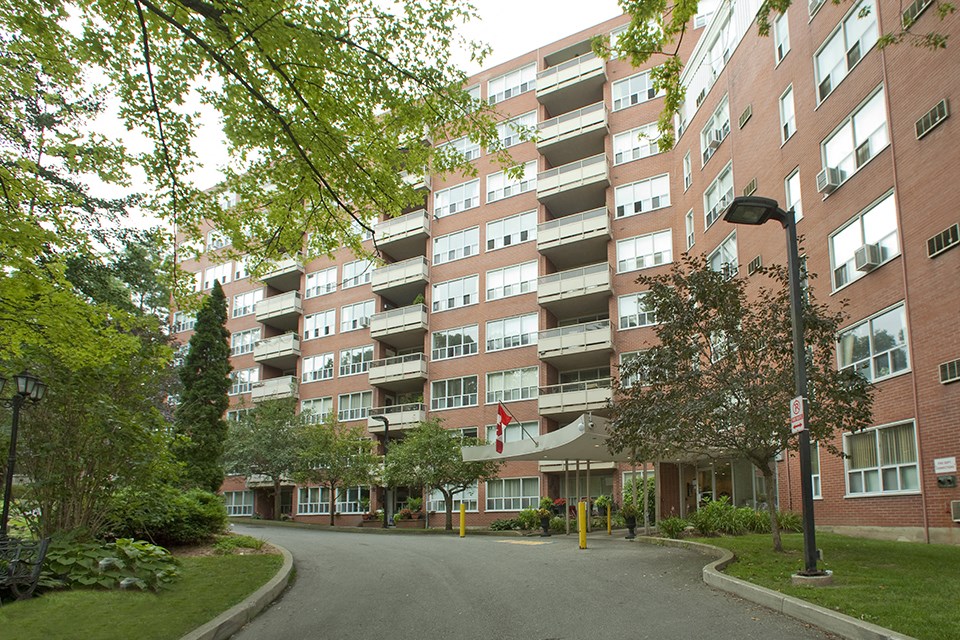 Park Towers Apartments image of front of building located at 10 Beechwood in London, ON