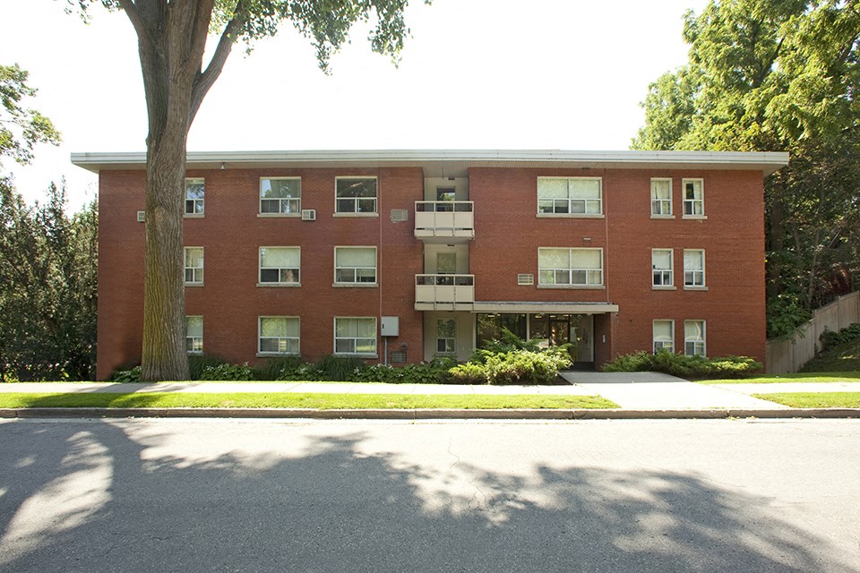 Park Towers Apartments image of front of building located at 55 Carfrae in London, ON
