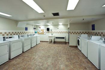 Regency Place in Whitby, ON On-site laundry facility
