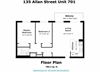 Rockliffe Park Suites in Oakville, ON 2 bed 1 bath open concept floor plan