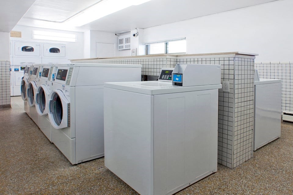 Somerset Place on-site laundry facility in London, ON