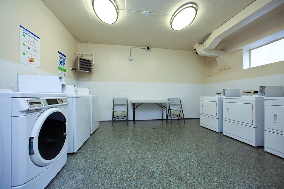South Algiers on-site laundry facility in Toronto, ON