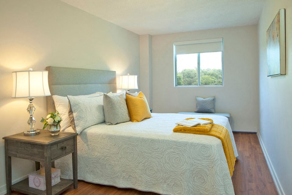 Southwood Apartments in Guelph, ON spacious master bedroom