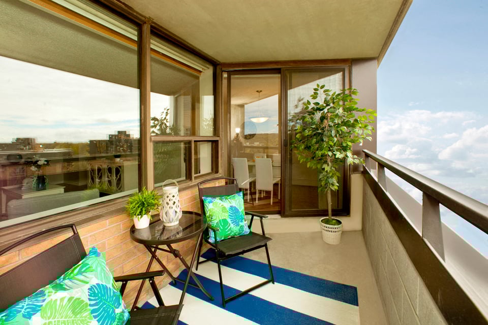 Springbank Apartments in-suite private access to balcony in London, ON