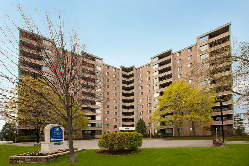 Springbank Apartments in London, ON exterior of building