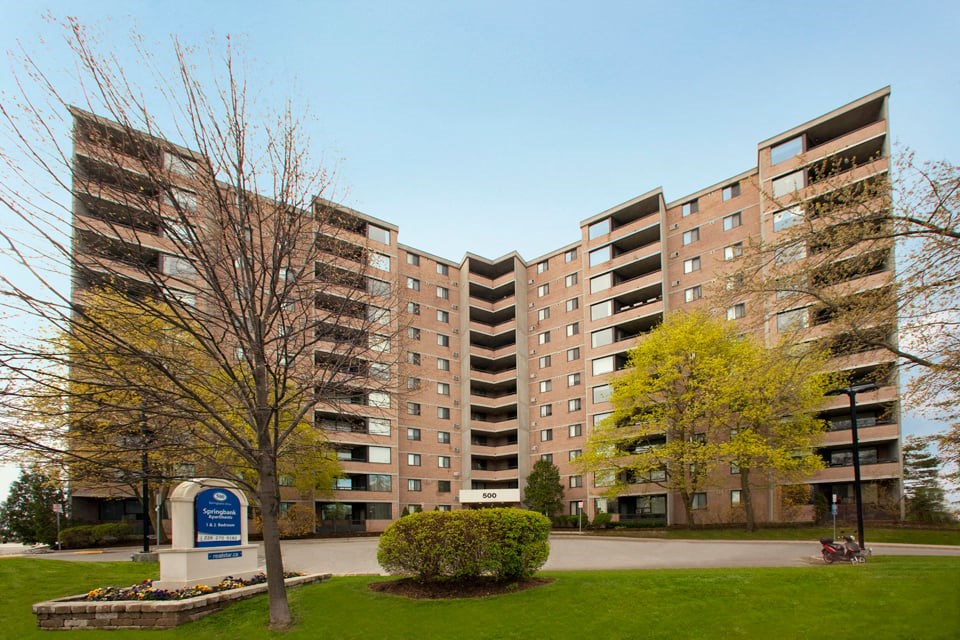 Springbank Apartments in London, ON exterior of building