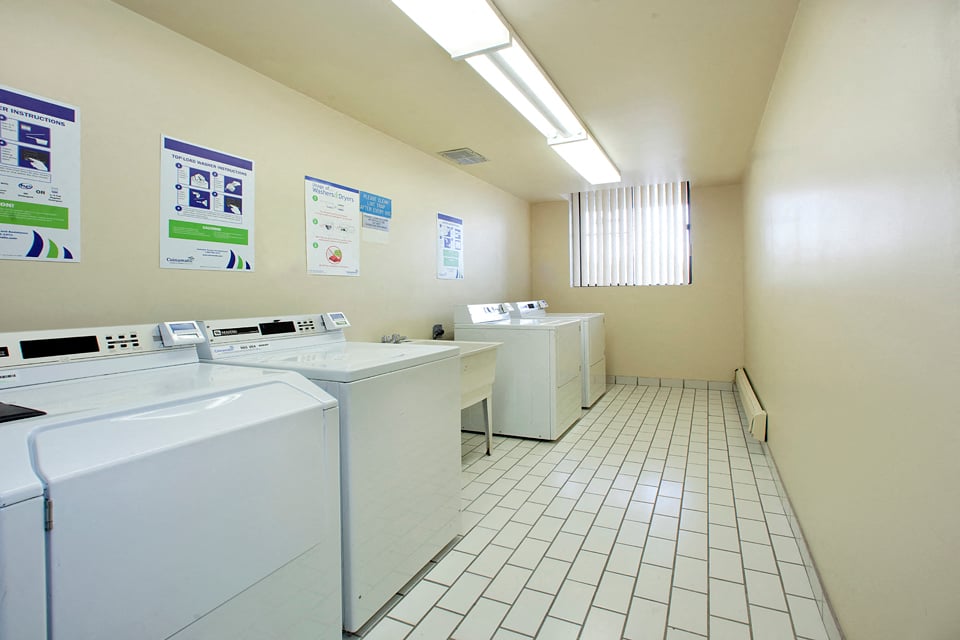 Springbank Apartments in London, ON shared laundry room on each floor