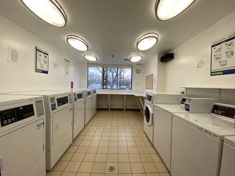 On-site laundry facilities at Tarawood Place in Peterborough