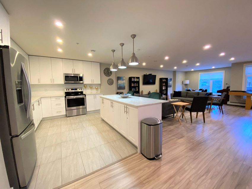 The Cliffs at Dellridge featuring an open concept modern kitchen in Bedford, NS
