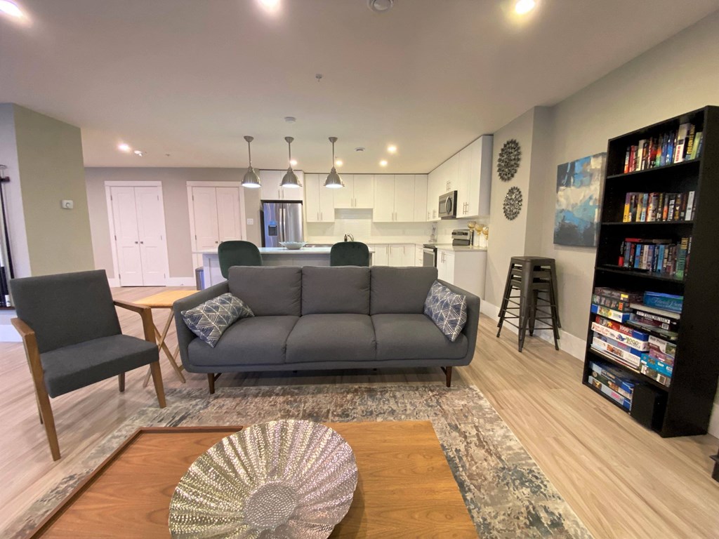 The Cliffs at Dellridge featuring a spacious modern living room in Bedford, NS