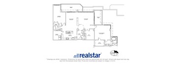 The Cliffs at Dellridge 2-bedroom, 2-baths layout variation B - Penthouse in Bedford, NS