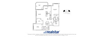 The Cliffs at Dellridge 2-bedroom, 2-baths layout variation C in Bedford, NS