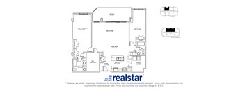 The Cliffs at Dellridge 2-bedroom, 2-baths layout variation E in Bedford, NS