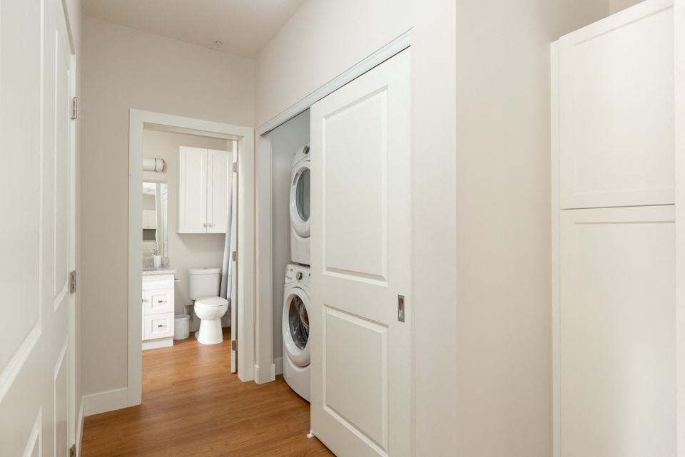 The Conservatory in-suite laundry in Kelowna, BC