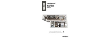 1 bedroom 1 bath apartment floor plan at The Duke