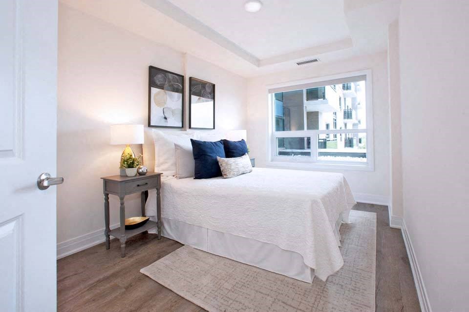 The Miltonian Apartments bedroom in Milton, ON