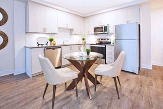 The Miltonian Apartments kitchen featuring stainless steel appliance in Milton, ON