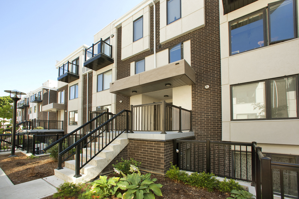 Entrance to Towns on the Ravine in North York, ON